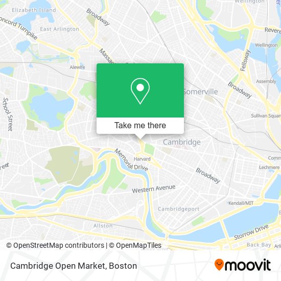 Mapa de Cambridge Open Market