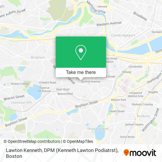 Lawton Kenneth, DPM (Kenneth Lawton Podiatrst) map