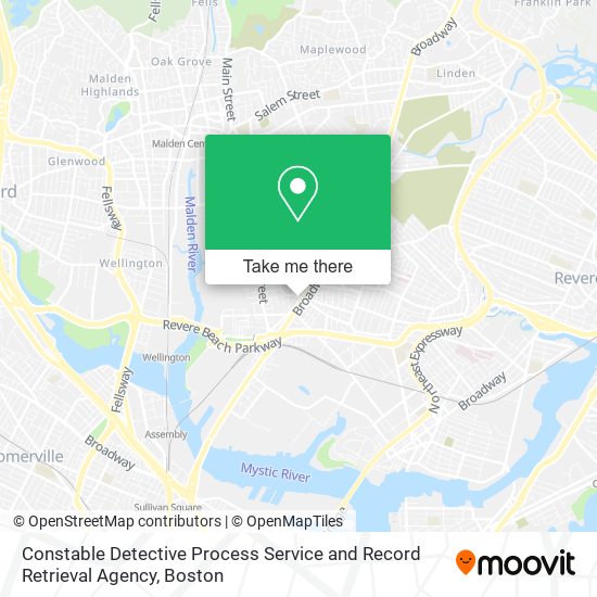 Constable Detective Process Service and Record Retrieval Agency map