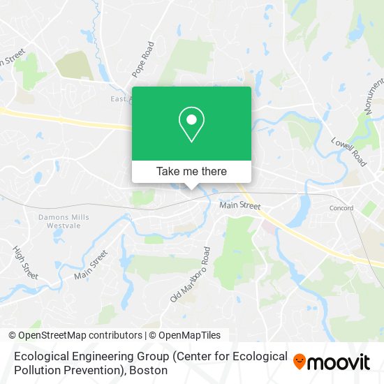 Ecological Engineering Group (Center for Ecological Pollution Prevention) map