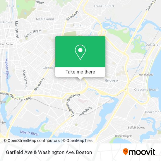 Mapa de Garfield Ave & Washington Ave