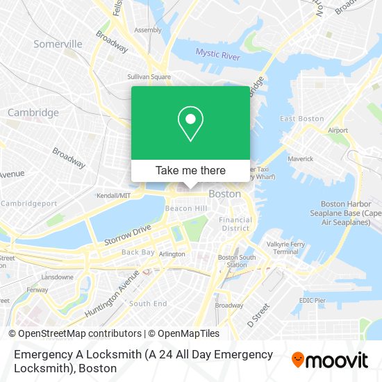 Emergency A Locksmith (A 24 All Day Emergency Locksmith) map