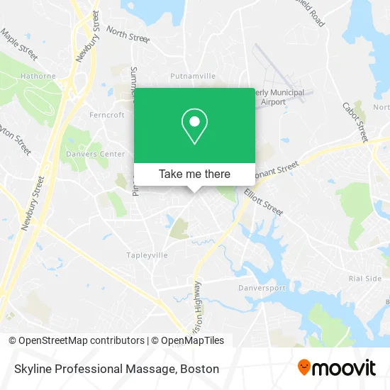 Skyline Professional Massage map