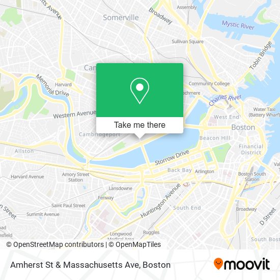 Mapa de Amherst St & Massachusetts Ave