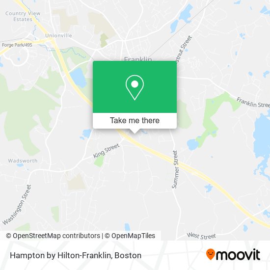 Mapa de Hampton by Hilton-Franklin
