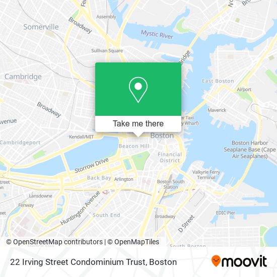 22 Irving Street Condominium Trust map