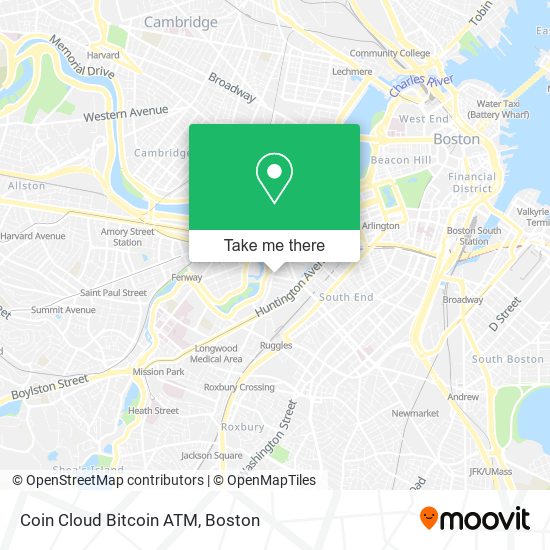 Coin Cloud Bitcoin ATM map