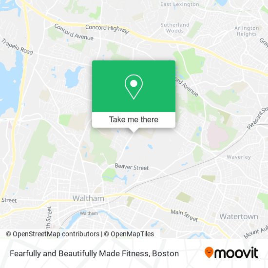 Mapa de Fearfully and Beautifully Made Fitness