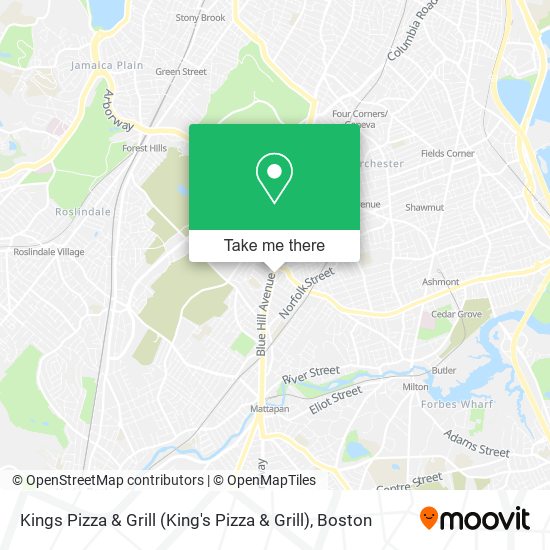 Mapa de Kings Pizza & Grill (King's Pizza & Grill)