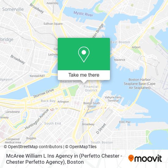 McAree William L Ins Agency in (Perfetto Chester - Chester Perfetto Agency) map