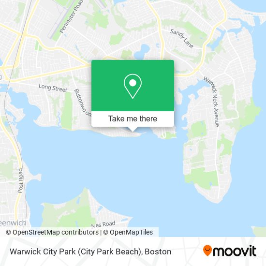 Mapa de Warwick City Park (City Park Beach)