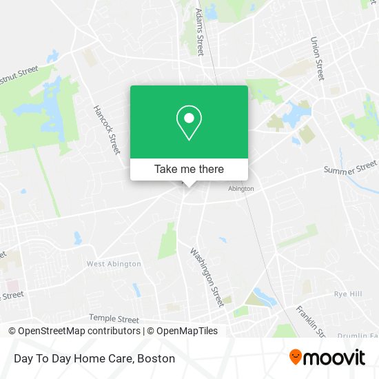 Day To Day Home Care map