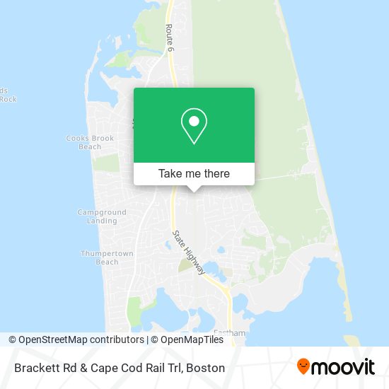 Mapa de Brackett Rd & Cape Cod Rail Trl