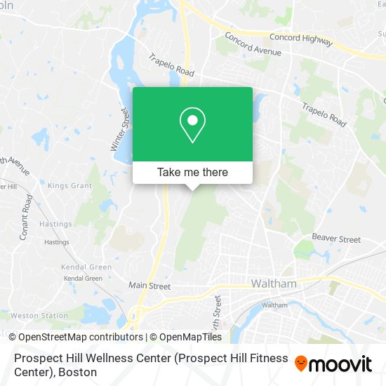 Prospect Hill Wellness Center map