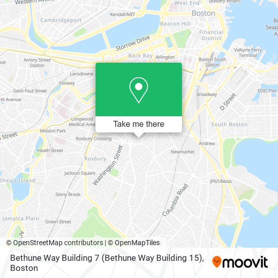 Bethune Way Building 7 map