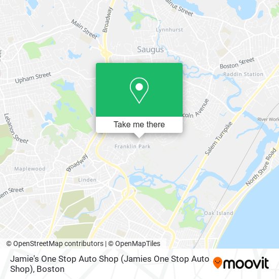 Mapa de Jamie's One Stop Auto Shop (Jamies One Stop Auto Shop)