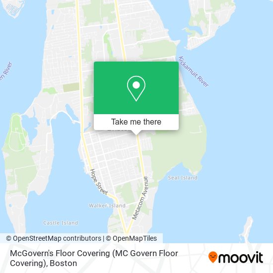 McGovern's Floor Covering (MC Govern Floor Covering) map