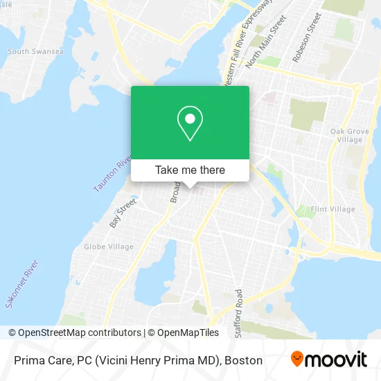 Mapa de Prima Care, PC (Vicini Henry Prima MD)