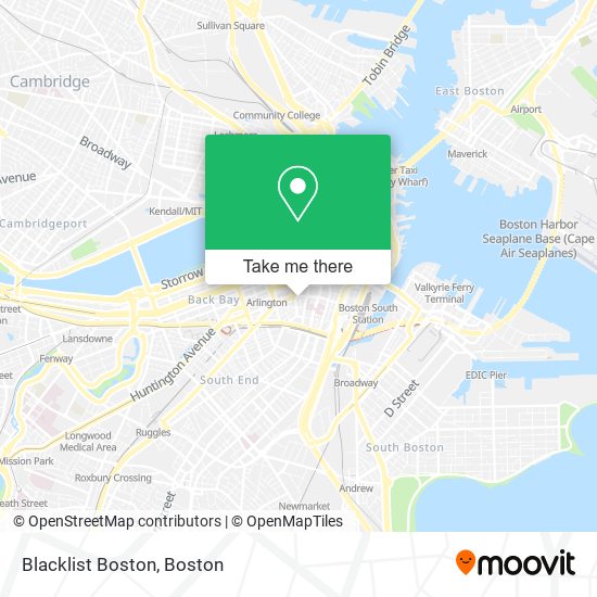 Mapa de Blacklist Boston