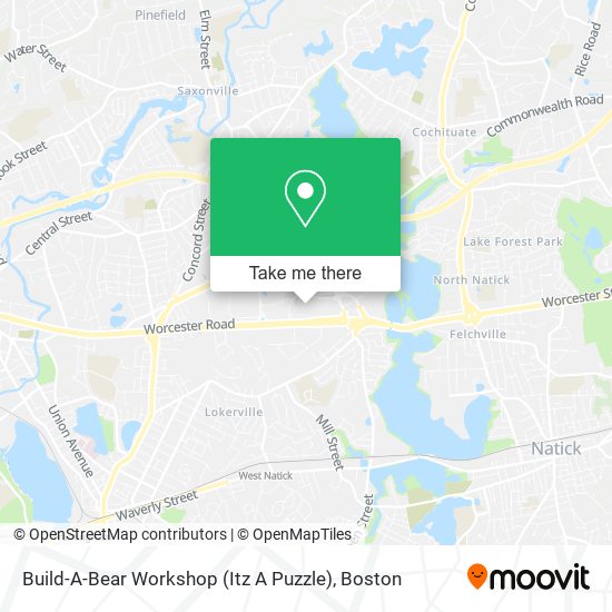 Mapa de Build-A-Bear Workshop (Itz A Puzzle)