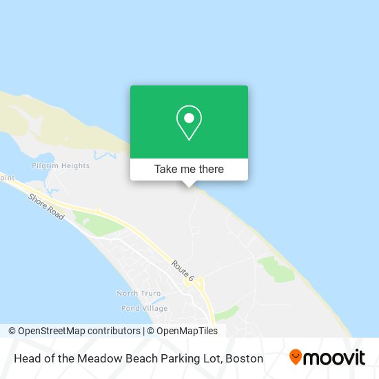 Head of the Meadow Beach Parking Lot map