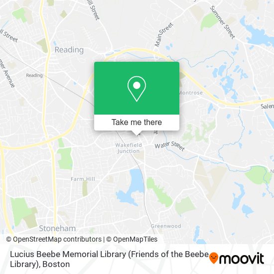 Mapa de Lucius Beebe Memorial Library (Friends of the Beebe Library)