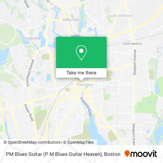 PM Blues Guitar (P M Blues Guitar Heaven) map