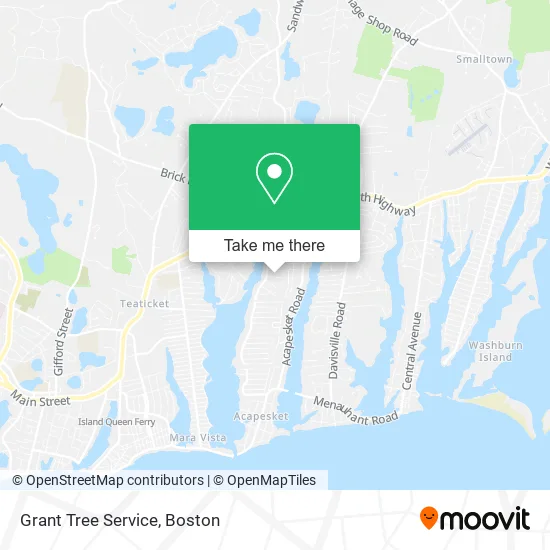 Grant Tree Service map