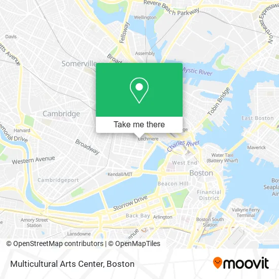 Mapa de Multicultural Arts Center