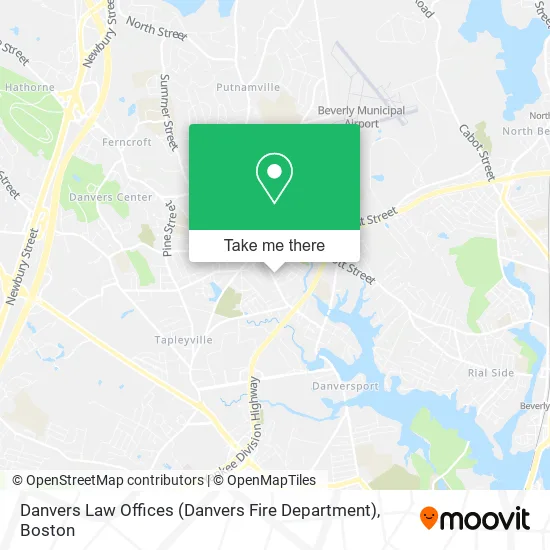 Danvers Law Offices (Danvers Fire Department) map