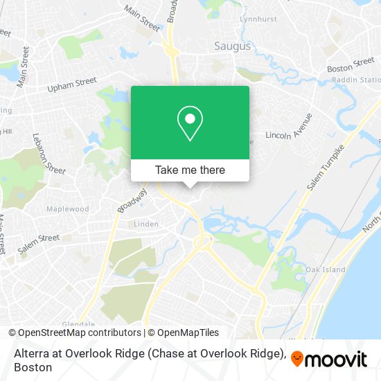 Alterra at Overlook Ridge map