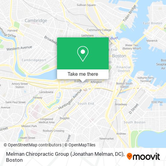 Melman Chiropractic Group (Jonathan Melman, DC) map
