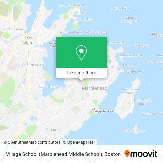 Mapa de Village School (Marblehead Middle School)