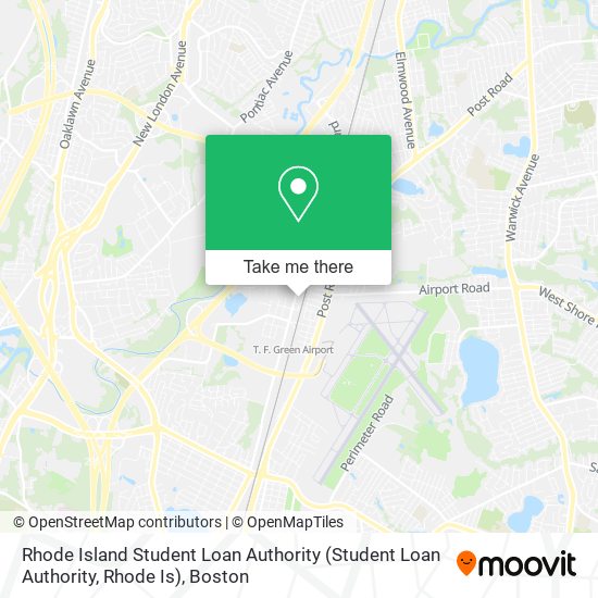 Rhode Island Student Loan Authority (Student Loan Authority, Rhode Is) map