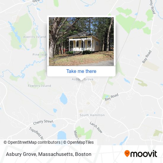 Mapa de Asbury Grove, Massachusetts