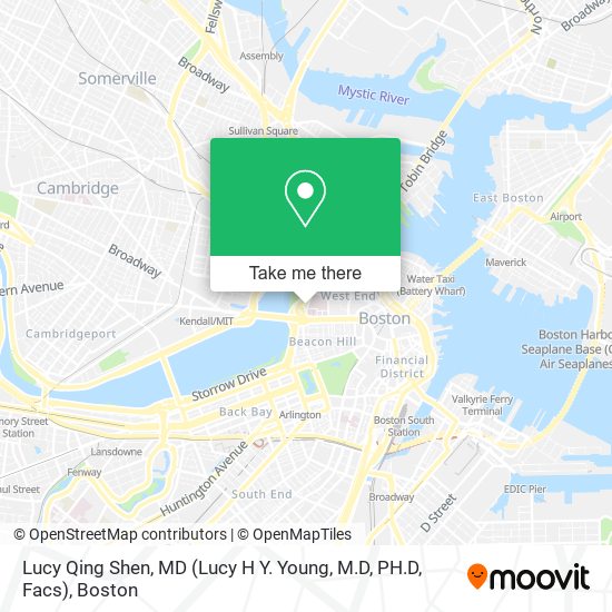 Lucy Qing Shen, MD (Lucy H Y. Young, M.D, PH.D, Facs) map