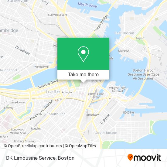 DK Limousine Service map