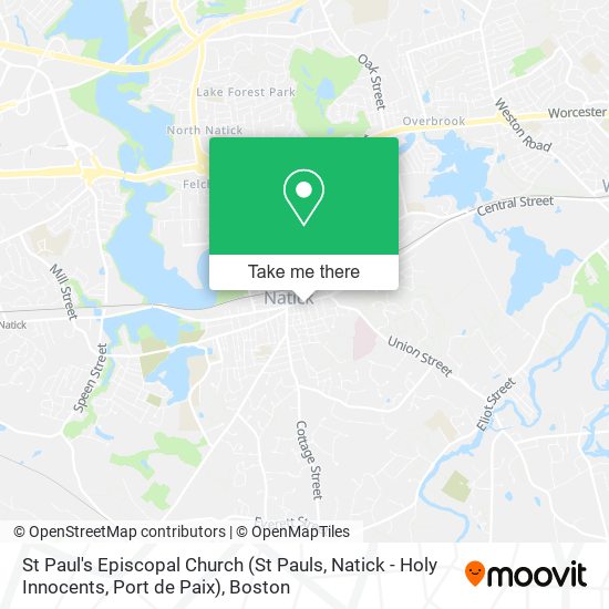 Mapa de St Paul's Episcopal Church (St Pauls, Natick - Holy Innocents, Port de Paix)