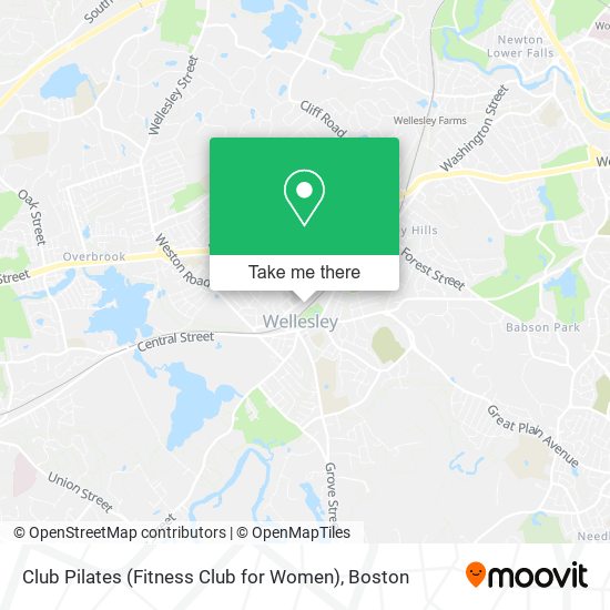 Mapa de Club Pilates (Fitness Club for Women)