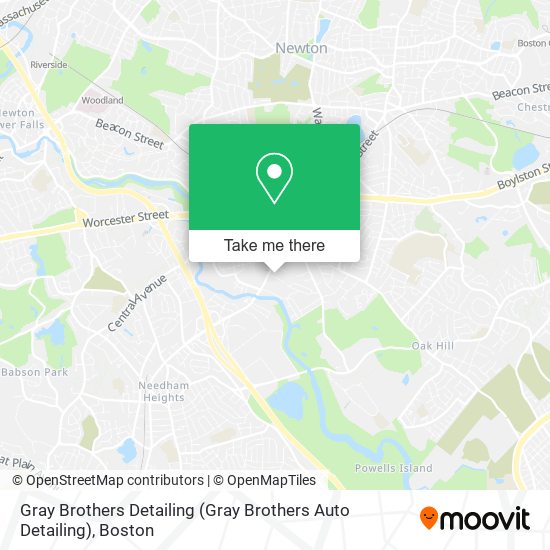 Gray Brothers Detailing map