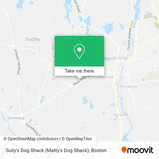 Sully's Dog Shack map