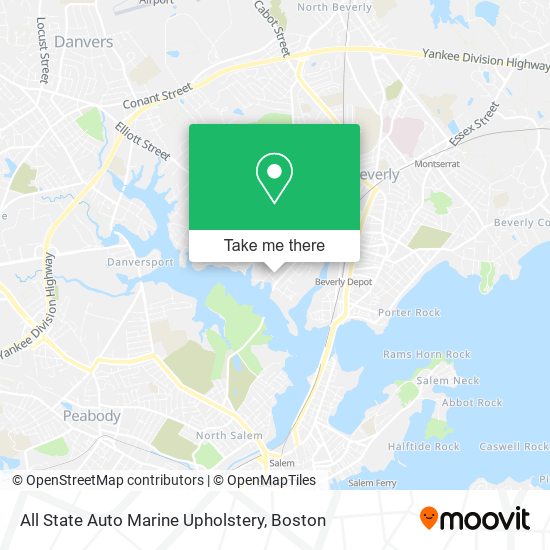 All State Auto Marine Upholstery map