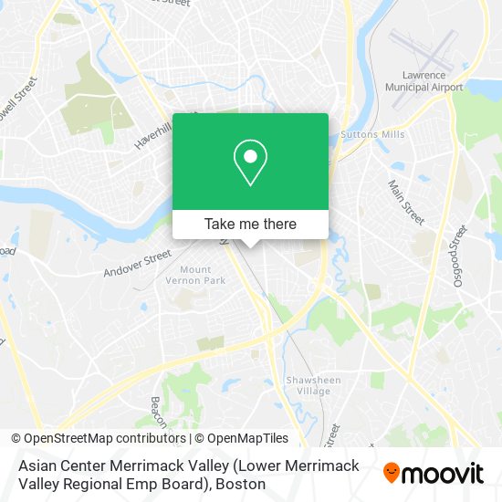 Asian Center Merrimack Valley (Lower Merrimack Valley Regional Emp Board) map