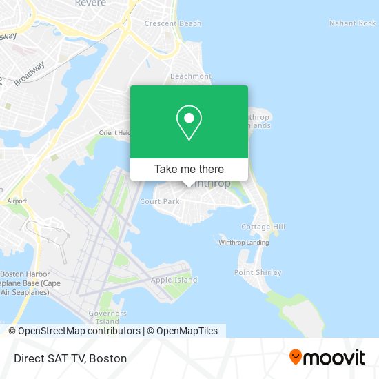 Direct SAT TV map