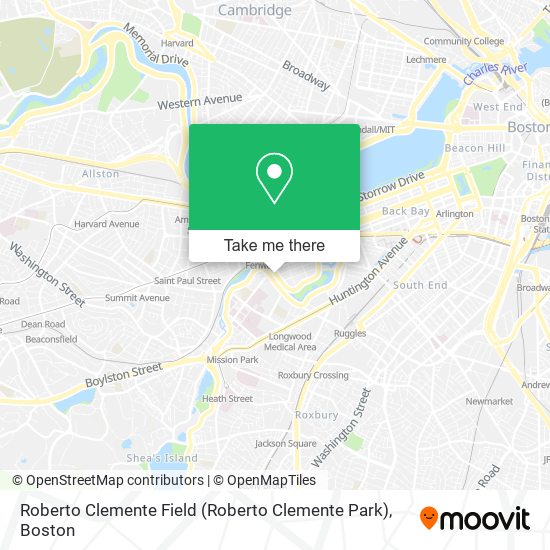 Roberto Clemente Field (Roberto Clemente Park) map