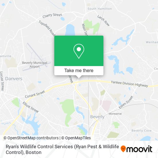 Mapa de Ryan's Wildlife Control Services (Ryan Pest & Wildlife Control)