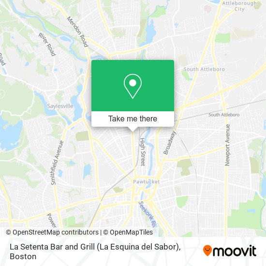 La Setenta Bar and Grill (La Esquina del Sabor) map