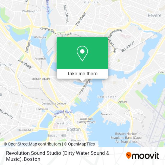 Mapa de Revolution Sound Studio (Dirty Water Sound & Music)