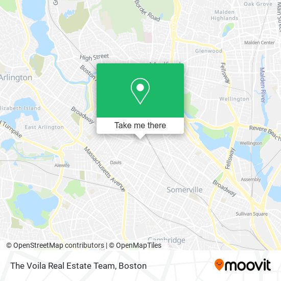 The Voila Real Estate Team map
