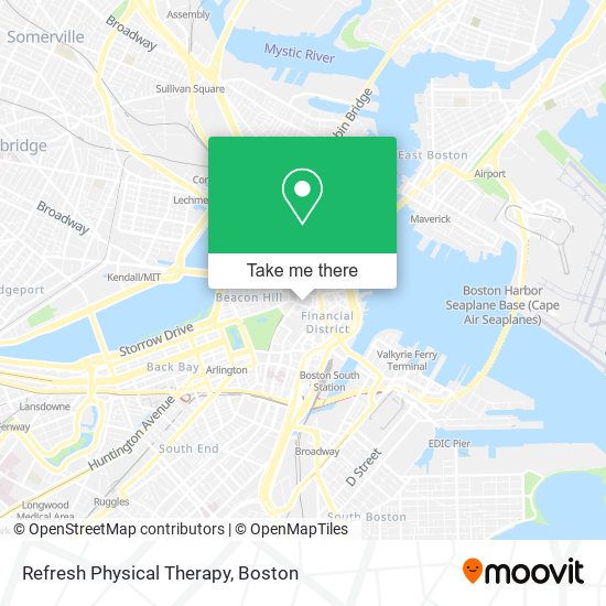 Refresh Physical Therapy map
